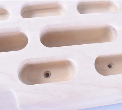 Wooden Climbing Hangboard Training System