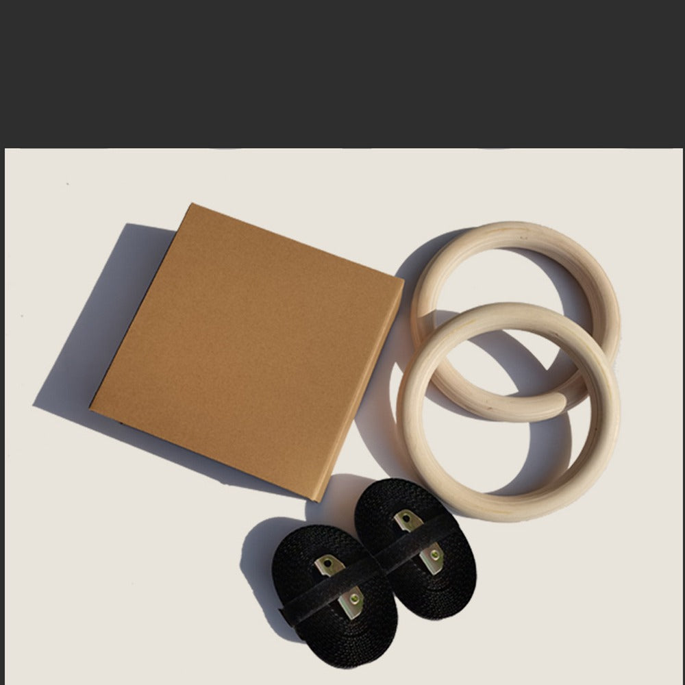 Wooden Gymnastics Rings Set