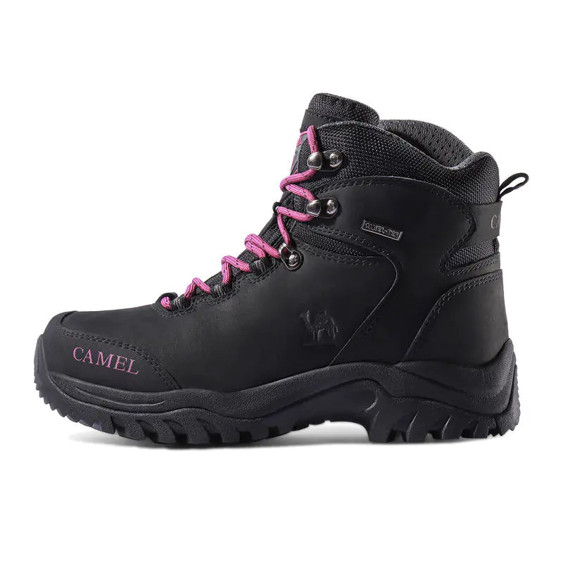 Waterproof High-Top Hiking Boots
