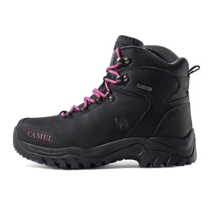 Waterproof High-Top Hiking Boots