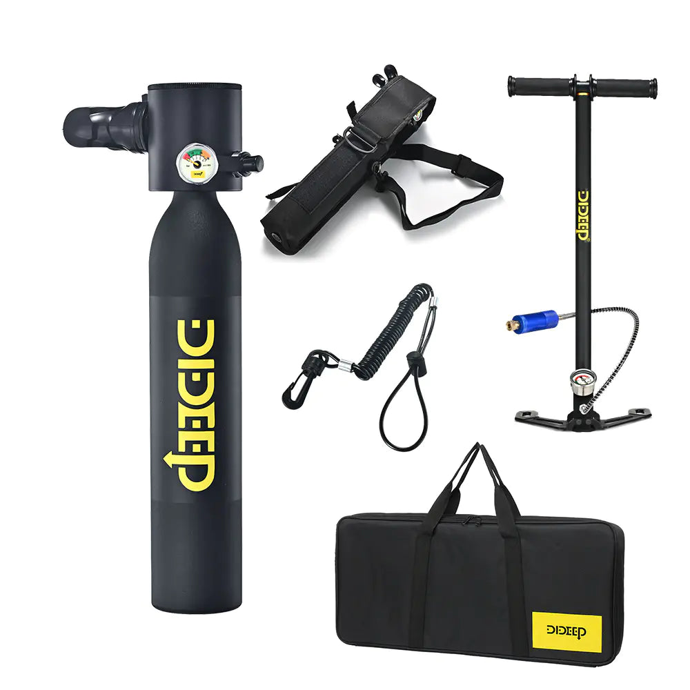 Mini Scuba Tank 0.5L - Portable Underwater Breathing System