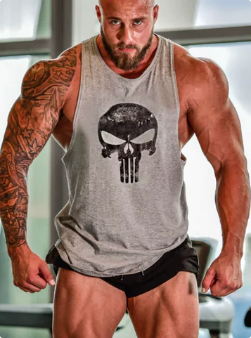 Cotton Gym Vest - Breathable Training Tank