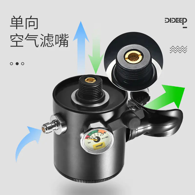 Mini Scuba Tank 0.5L - Portable Underwater Breathing System