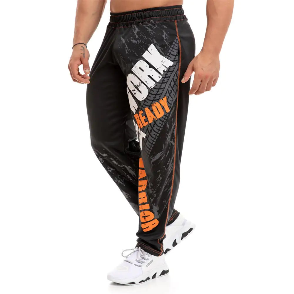 Men's Cotton Wide-Leg Fitness Pants