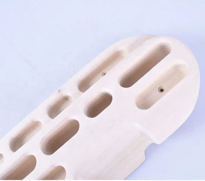 Wooden Climbing Hangboard Training System