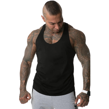 Cotton Gym Vest - Breathable Training Tank