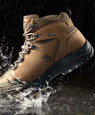 Waterproof High-Top Hiking Boots
