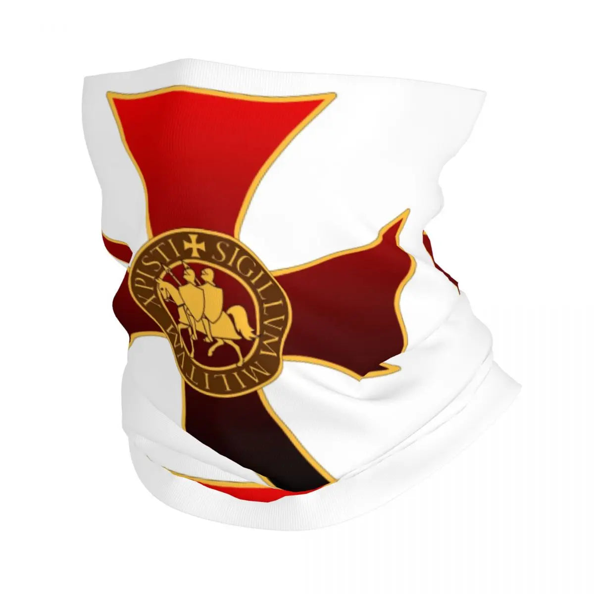 Custom Knight Templar Bandana, Winter Neck Warmer, Face Wrap Scarf