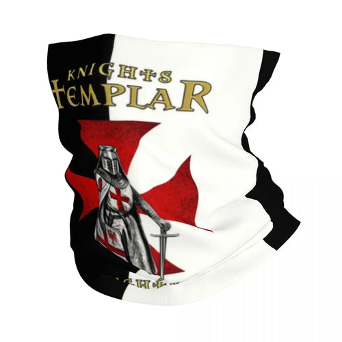 Custom Knight Templar Bandana, Winter Neck Warmer, Face Wrap Scarf