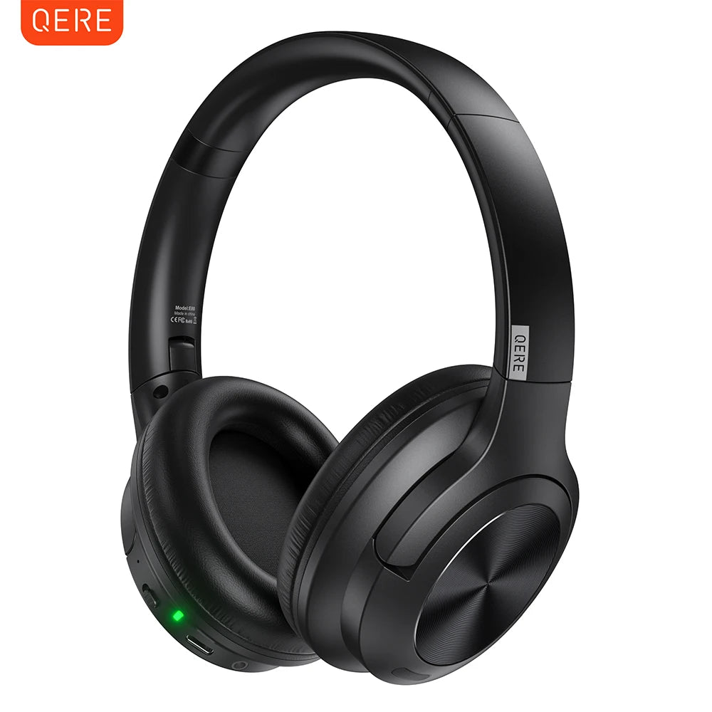 Wireless QERE E80 headphones, Bluetooth, noise cancelation