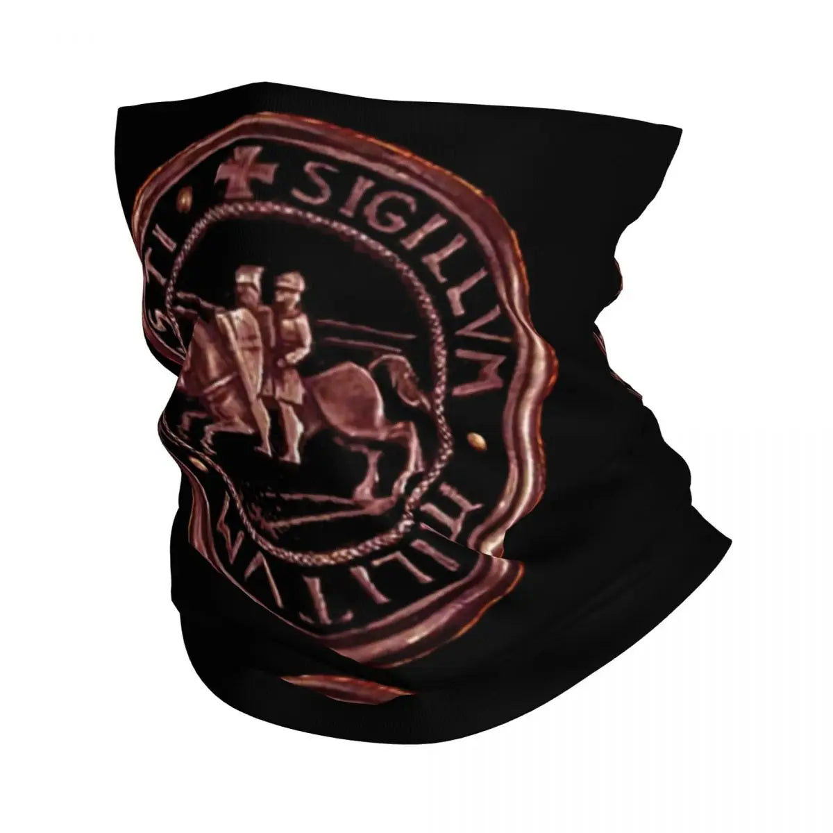Custom Knight Templar Bandana, Winter Neck Warmer, Face Wrap Scarf