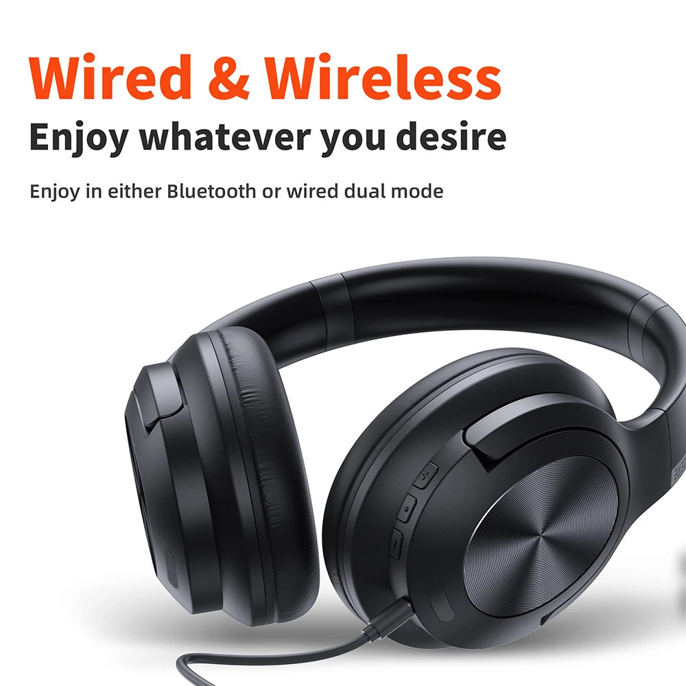 Wireless QERE E80 headphones, Bluetooth, noise cancelation
