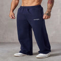 New Embroidered Men's Sports Pants for Slow Running, Muscle Fitness, Straight Leg, Casual Pants, Sports Trends, Shooting Sports,