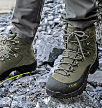 Waterproof High-Top Hiking Boots
