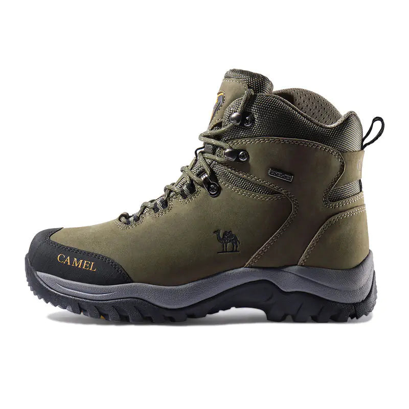 Waterproof High-Top Hiking Boots