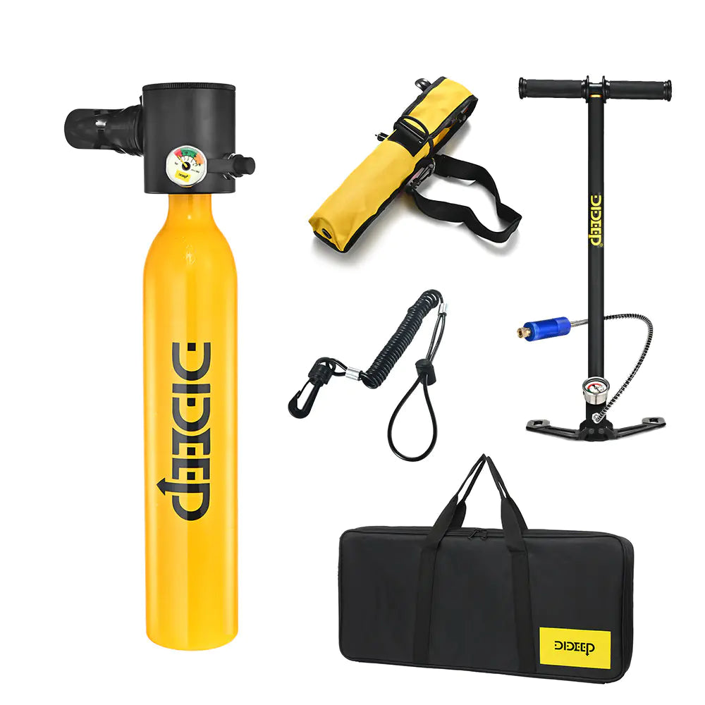 Mini Scuba Tank 0.5L - Portable Underwater Breathing System