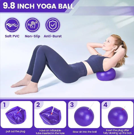 13-Piece Yoga & Pilates Set - Gym-in-a-bag